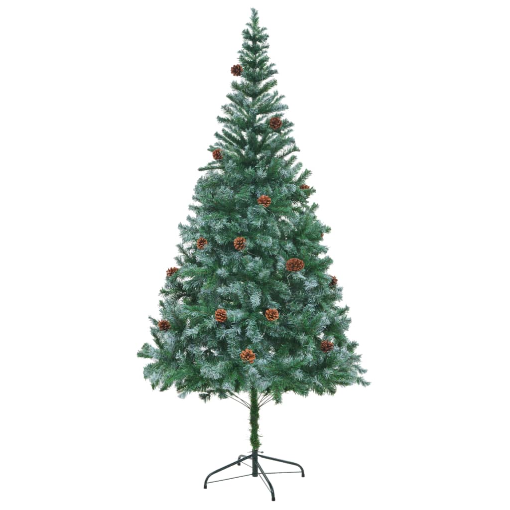 Kunstkerstboom met dennenappels 210 cm - AllerleiShop