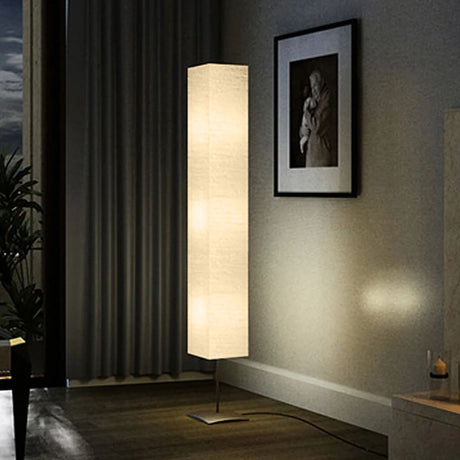 Vloerlamp met stalen standaard 170 cm beige - AllerleiShop