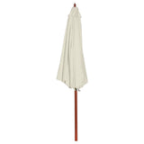 Parasol 300x258 cm zandwit - AllerleiShop