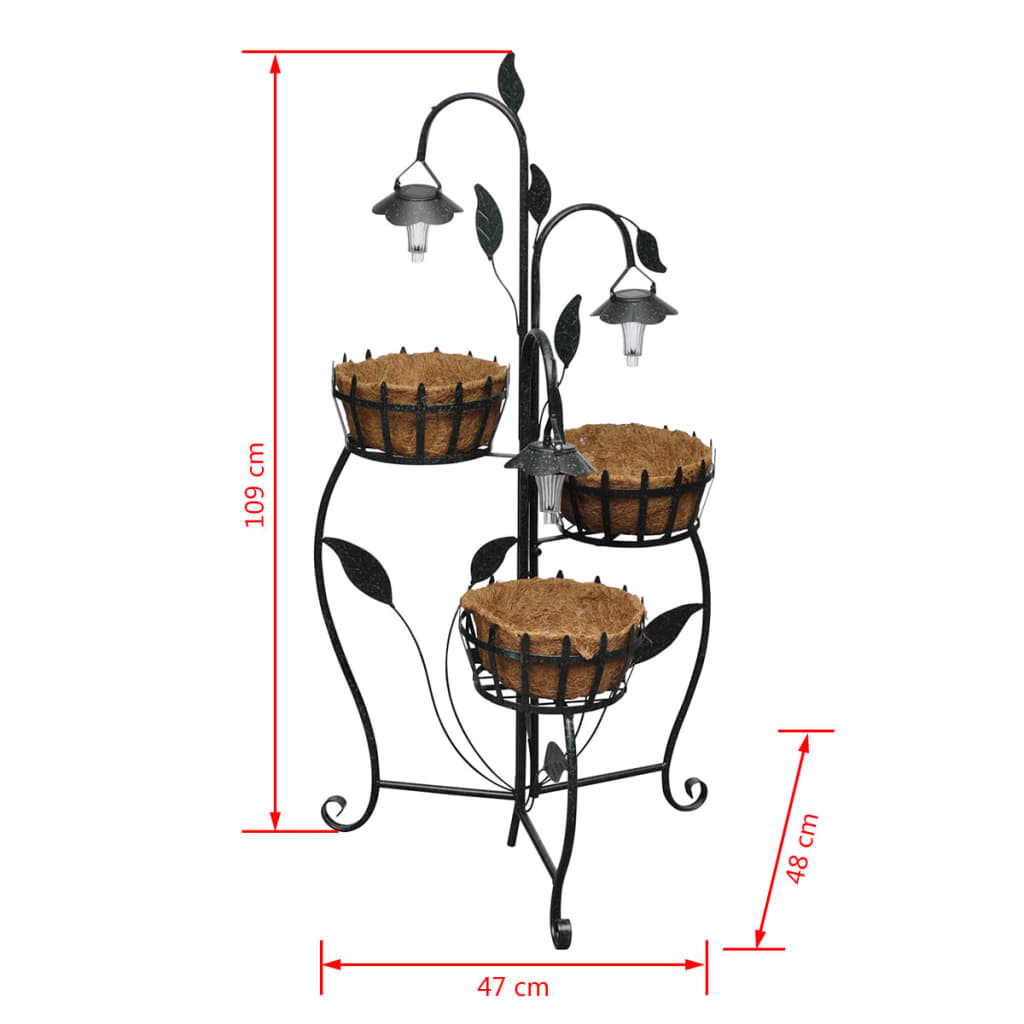 Standaard voor hangmanden met LED-verlichting - AllerleiShop