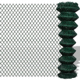 Gaashek 1,5x15 m staal groen