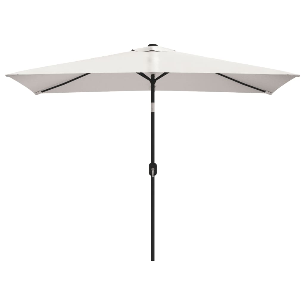 Parasol vierhoekig zandwit 200 x 300 cm