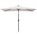 Parasol vierhoekig zandwit 200 x 300 cm