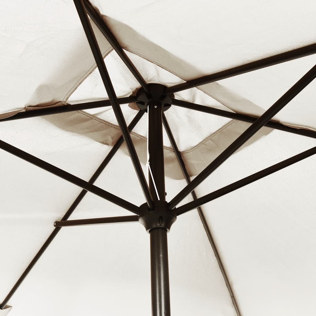 Parasol vierhoekig zandwit 200 x 300 cm