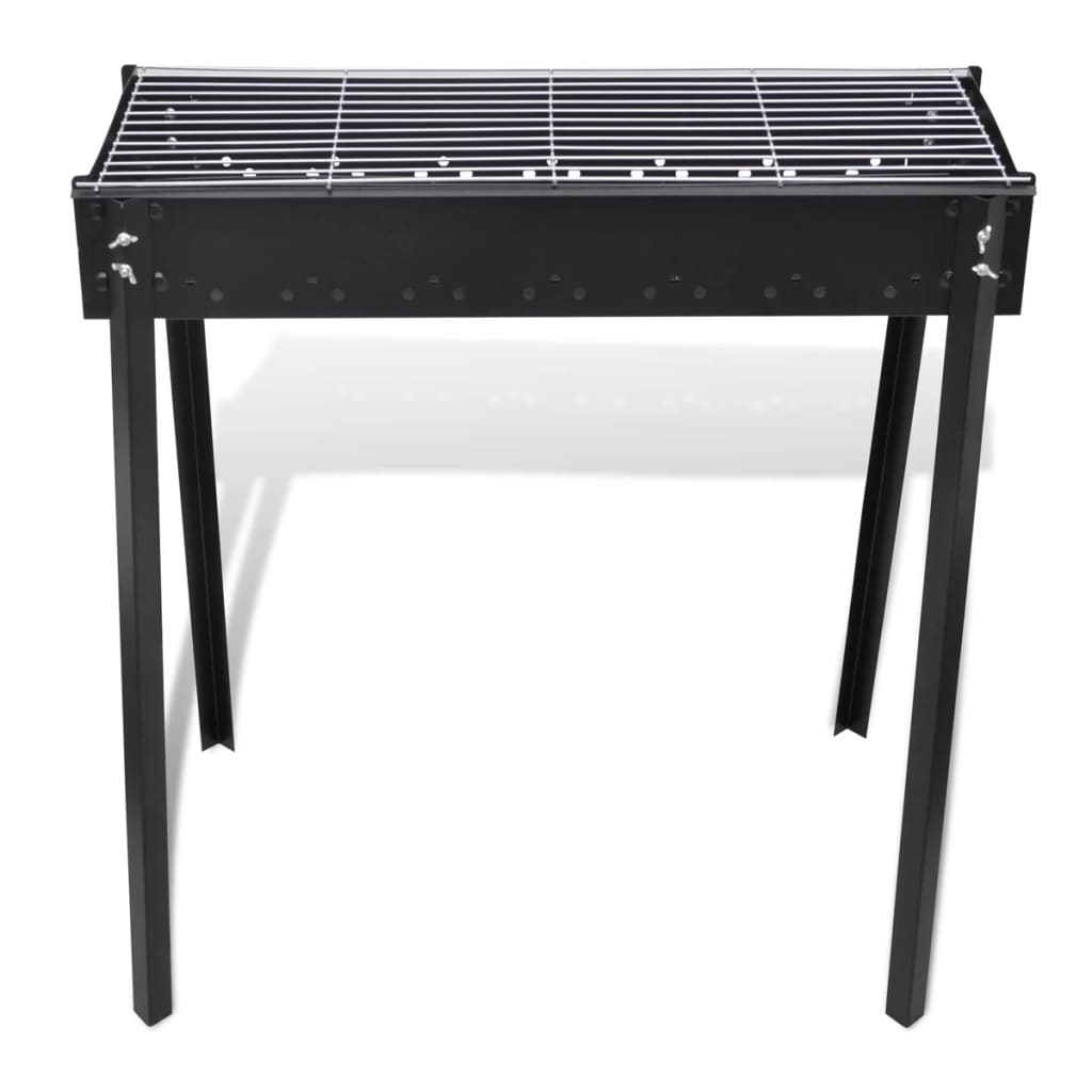 Houtskoolbarbecue staand vierkant 75x28 cm - AllerleiShop