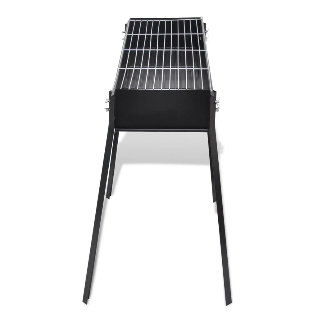 Houtskoolbarbecue staand vierkant 75x28 cm - AllerleiShop