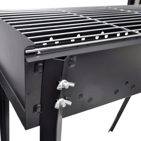 Houtskoolbarbecue staand vierkant 75x28 cm - AllerleiShop