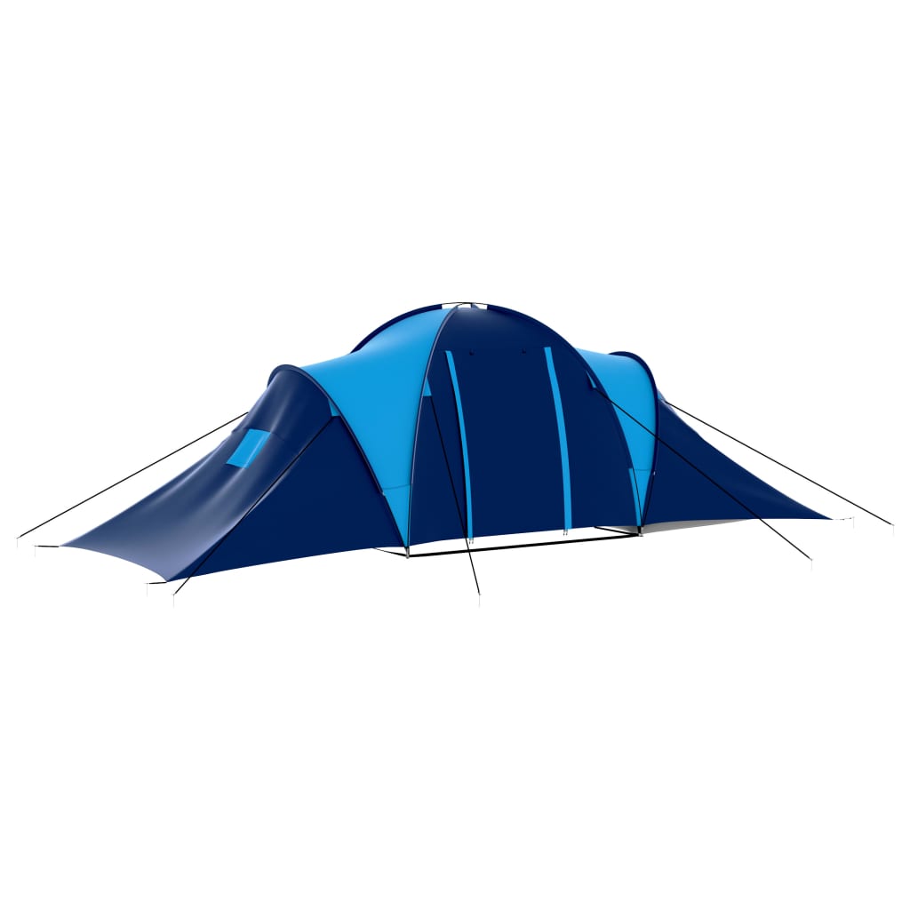 Tent 9-persoons donkerblauw en blauw