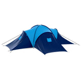 Tent 9-persoons donkerblauw en blauw