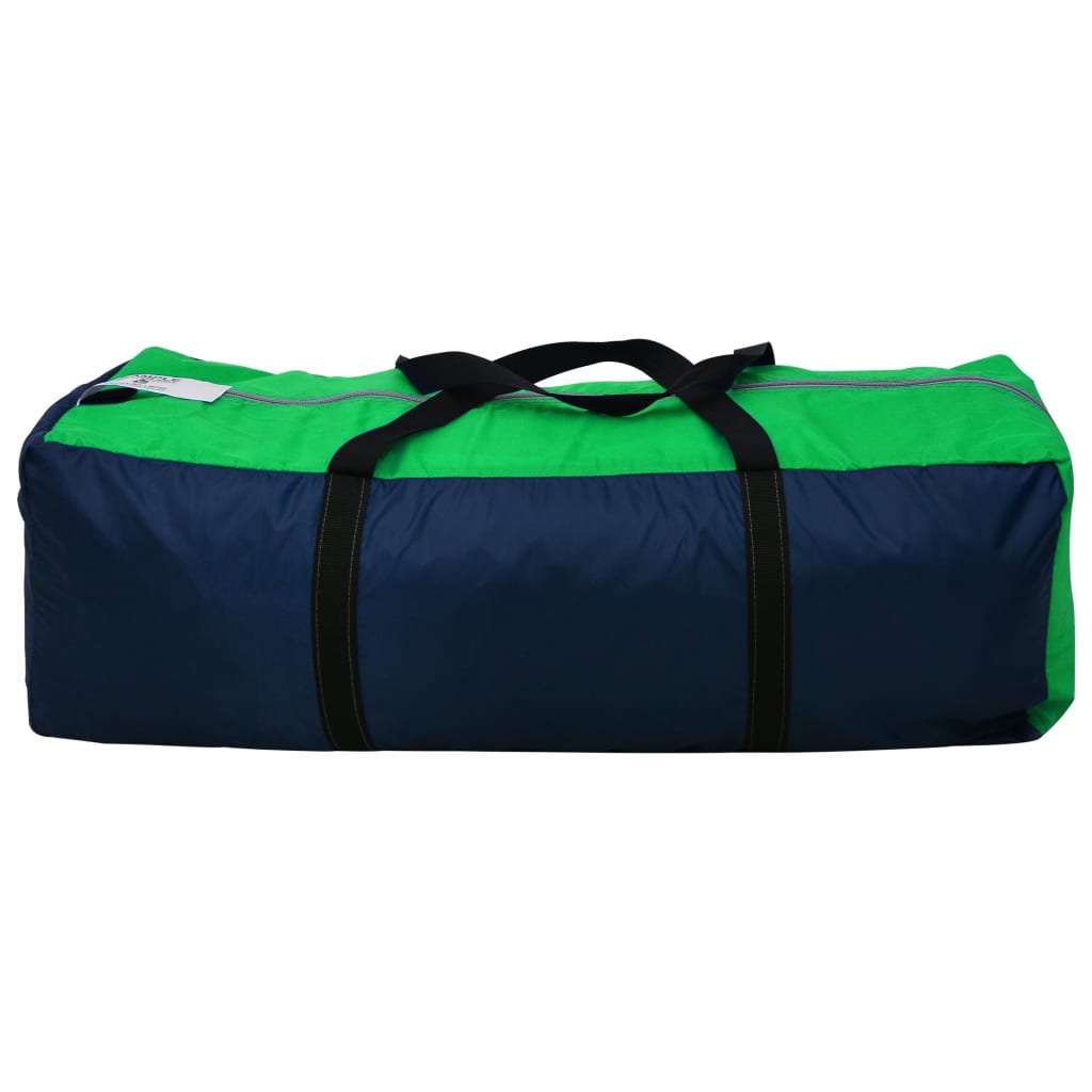 Tent 9-persoons polyester blauw en groen