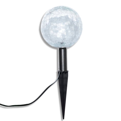 Solarbollampen 3 st LED met grondankers en zonnepaneel - AllerleiShop