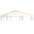 Vervangend tentdoek prieel 310 g/m² 3x3 m crèmewit - AllerleiShop