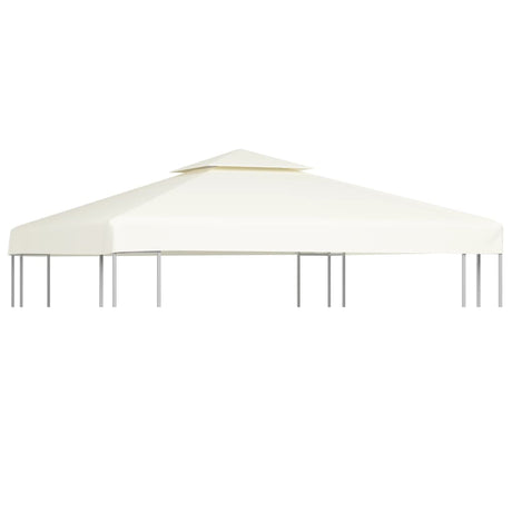 Vervangend tentdoek prieel 310 g/m² 3x3 m crèmewit - AllerleiShop