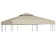 Vervangend tentdoek prieel 310 g/m² 3x3 m beige - AllerleiShop
