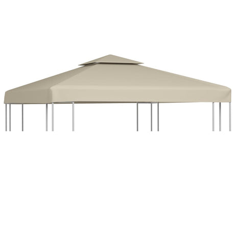 Vervangend tentdoek prieel 310 g/m² 3x3 m beige - AllerleiShop