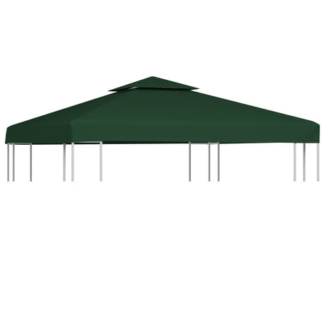 Vervangend tentdoek prieel 310 g/m² 3x3 m groen - AllerleiShop