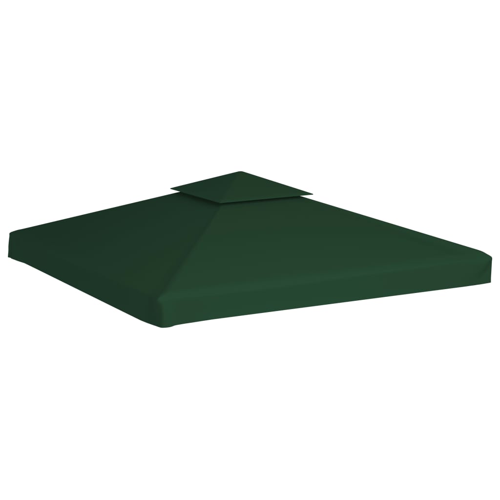 Vervangend tentdoek prieel 310 g/m² 3x3 m groen - AllerleiShop