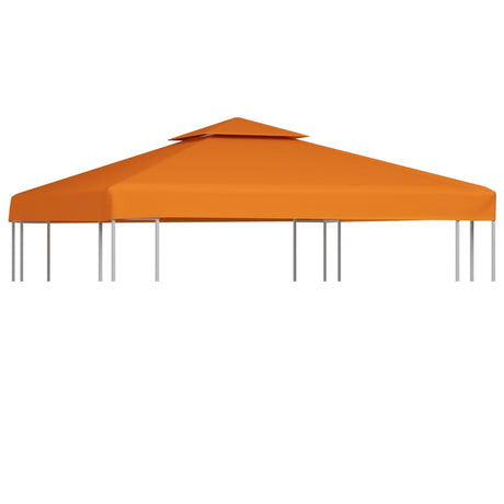 Vervangend tentdoek prieel 310 g/m² 3x3 m oranje - AllerleiShop