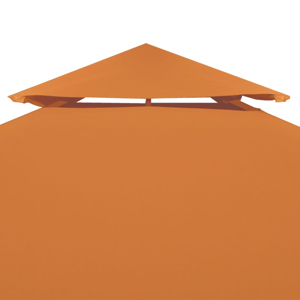Vervangend tentdoek prieel 310 g/m² 3x3 m oranje - AllerleiShop