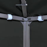 Vervangend tentdoek prieel 310 g/m² 3x3 m donkergrijs - AllerleiShop