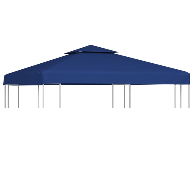 Vervangend tentdoek prieel 310 g/m² 3x3 m donkerblauw - AllerleiShop