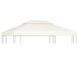 Vervangend tentdoek prieel 310 g/m² 3x4 m crèmewit - AllerleiShop