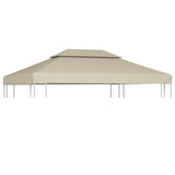 Vervangend tentdoek prieel 310 g/m² 3x4 m beige - AllerleiShop