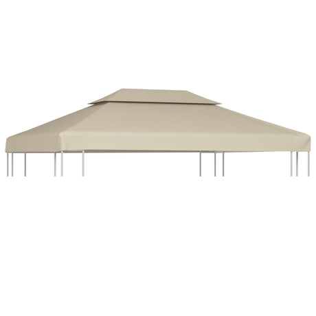 Vervangend tentdoek prieel 310 g/m² 3x4 m beige - AllerleiShop