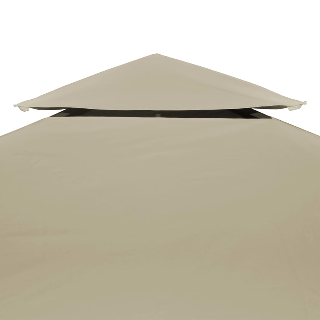 Vervangend tentdoek prieel 310 g/m² 3x4 m beige - AllerleiShop