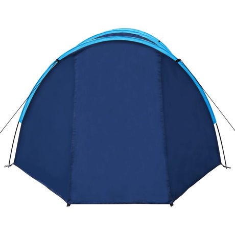 Tent 4-persoons marineblauw en lichtblauw