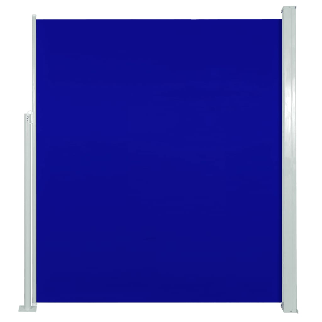 Wind-/zonnescherm uittrekbaar 160x300 cm blauw - AllerleiShop