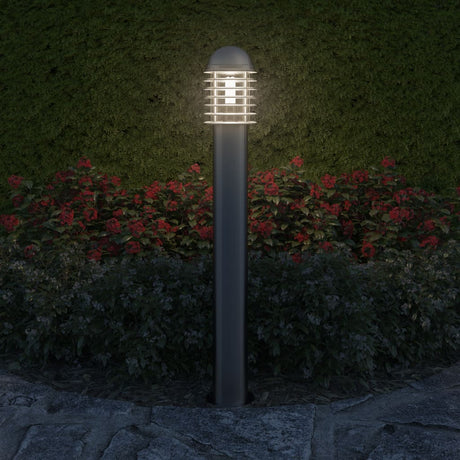 Cilindervormige RVS LED tuinlamp - AllerleiShop