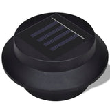 Solar buitenlampset 6 stuks zwart - AllerleiShop