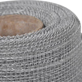 Gaas 100x500 cm aluminium zilverkleurig