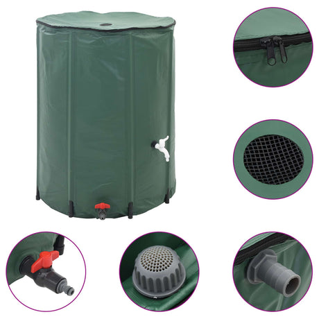 Inklapbare Watertank 250L (Groen) - AllerleiShop