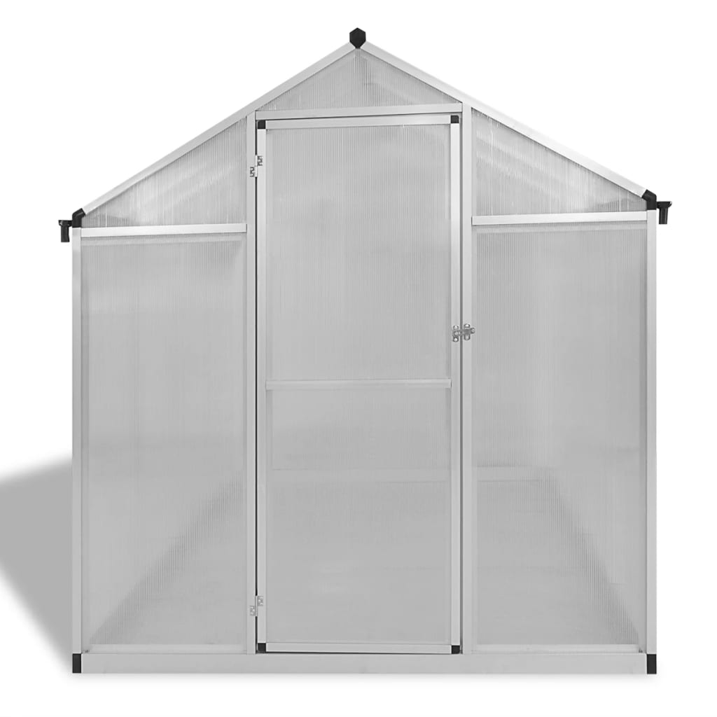 Tuinkas met basisframe 4,6 m² versterkt aluminium - AllerleiShop