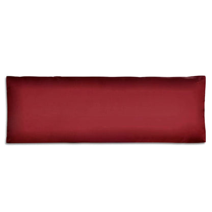 Rugkussen gestoffeerd 120x40x10 cm wijnrood - AllerleiShop