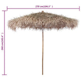 Parasol van bamboe met dak van bananenbladeren 270 cm - AllerleiShop