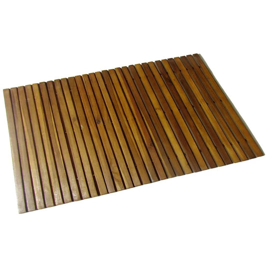 Badmat 80x50 cm acaciahout - AllerleiShop