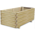 Plantenbak verhoogd rechthoekig 100x50x40 cm hout - AllerleiShop