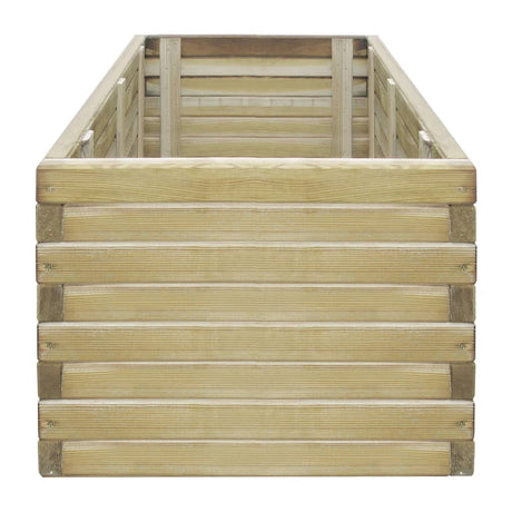 Plantenbak verhoogd rechthoekig 100x50x40 cm hout - AllerleiShop