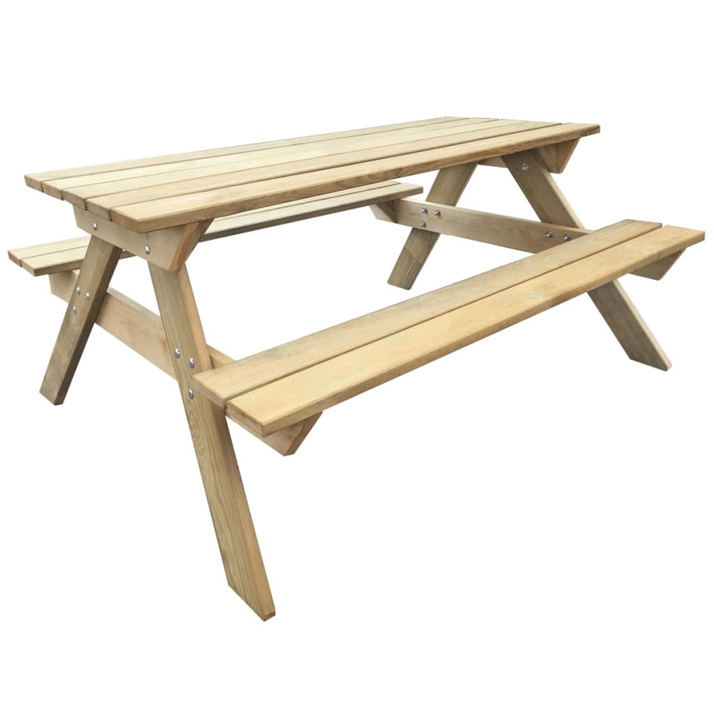 Picknicktafel 150x135x71,5 cm hout - AllerleiShop