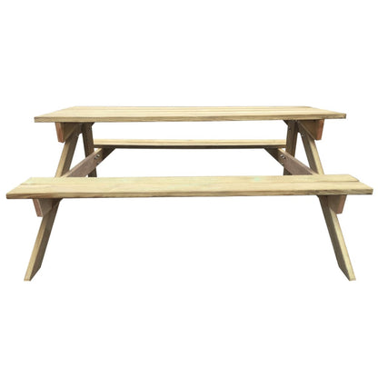 Picknicktafel 150x135x71,5 cm hout - AllerleiShop