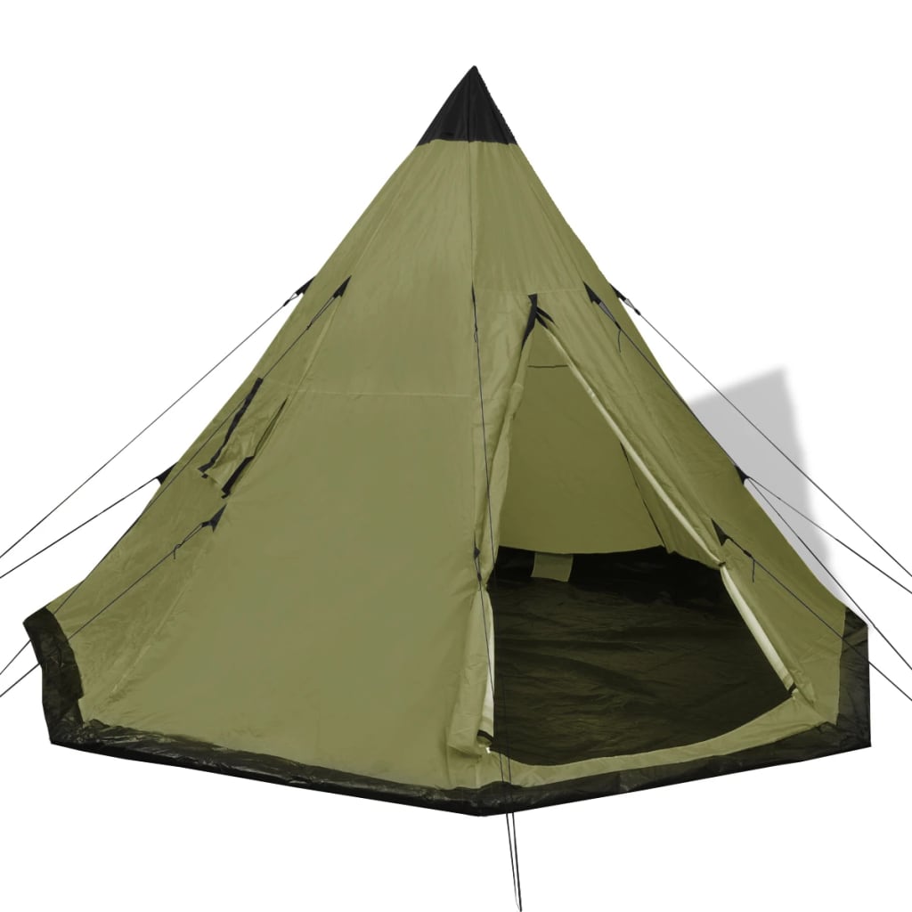 Tent 4-persoons groen