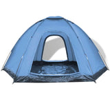 Tent 6-persoons blauw