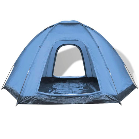 Tent 6-persoons blauw