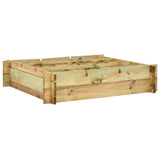 Plantenbak verhoogd 90x90x20 cm geïmpregneerd hout - AllerleiShop