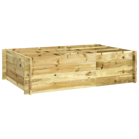 Plantenbak verhoogd 150x100x40 cm geïmpregneerd hout - AllerleiShop