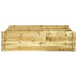 Plantenbak verhoogd 150x100x40 cm geïmpregneerd hout - AllerleiShop