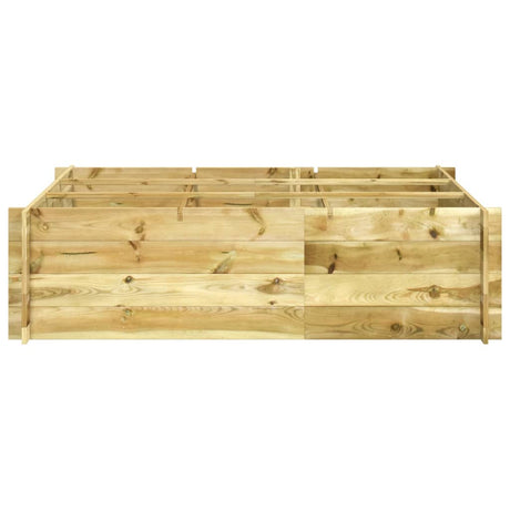 Plantenbak verhoogd 150x100x40 cm geïmpregneerd hout - AllerleiShop